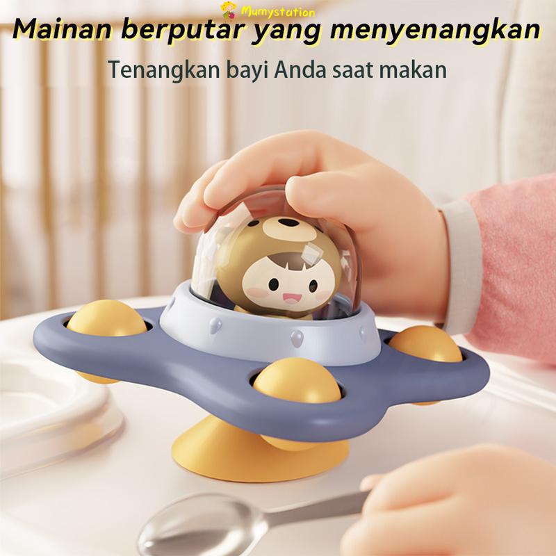 Product Introduction of Mainan Edukasi Fidget Spinner Anak / Mainan Mandi Putar Genggam Rattle Sensor Motorik / Mainan Bayi 9