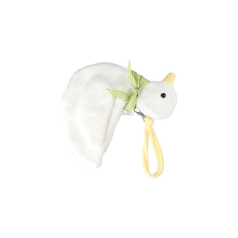 Product Introduction of Portable Animal Plush Duck Coin Purse Zipper Large Capacity Animal Handbag Cartoon With Keychain Cartoon Wrist Bag Travel 11