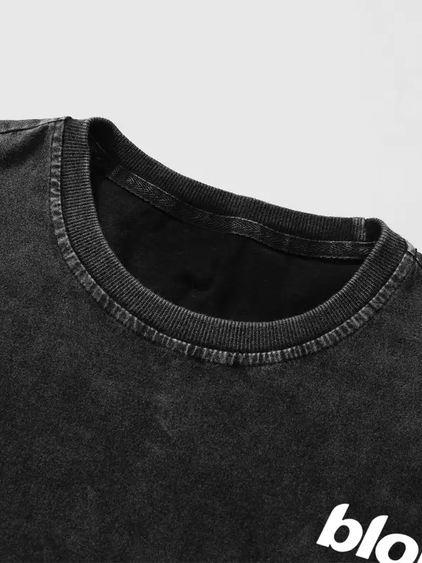 Men's Letter & Graphic Print Short Sleeve Tee, Regular Fit Casual Street Round Neck T-shirt for Daily Wear, Men's Top for All Seasons, Cotton 3