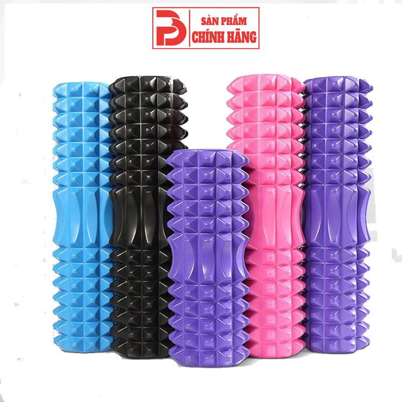 Lăn giãn cơ Foam Roller cao cấp Prowin Fitness tập Yoga tập Gym Cao Su