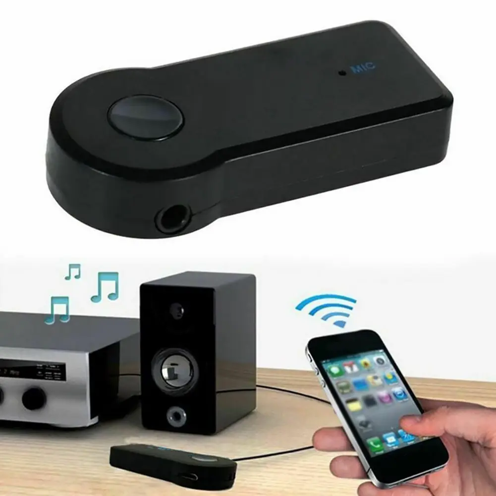 Wireless Car Receiver Adapter 3.5mm Audio Stereo Music Handsfree