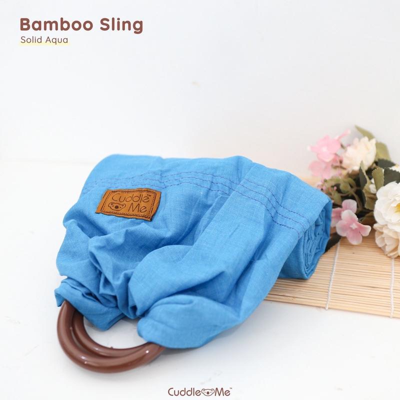 [COD Bonus Hadiah] Gendongan Bayi Ringsling Cuddleme Bamboo Gendongan Bayi Newborn 8