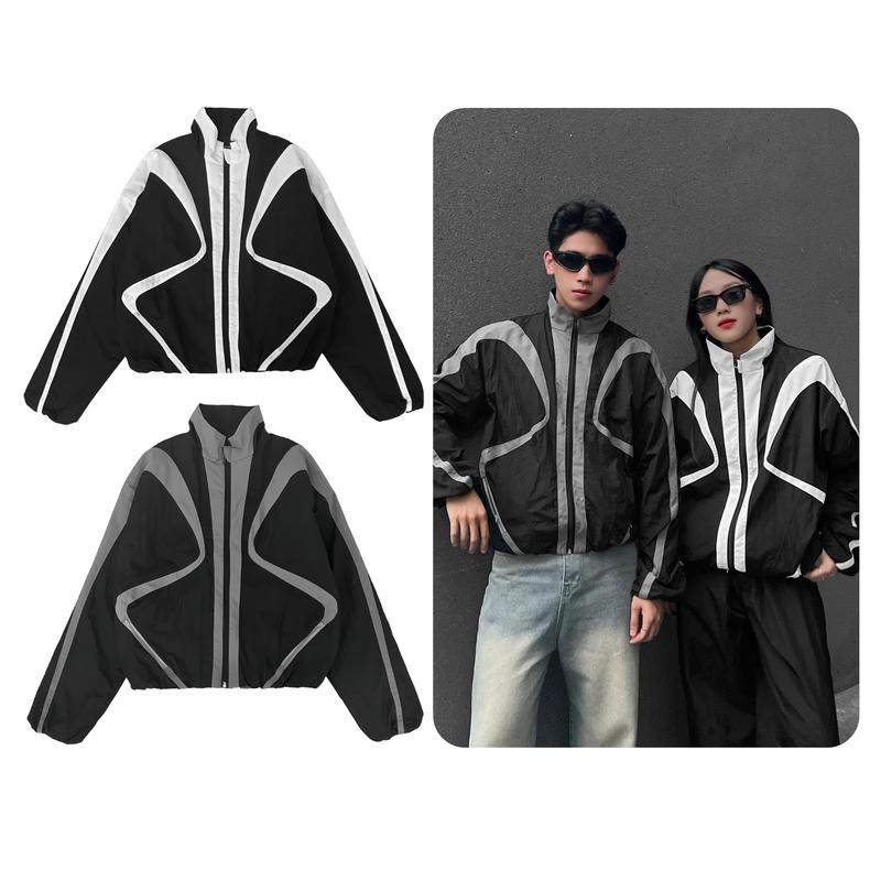 Áo khoác gió Raze ODIN CLUB, Áo khoác dài tay form ngắn nam nữ unisex chất liệu vải gió