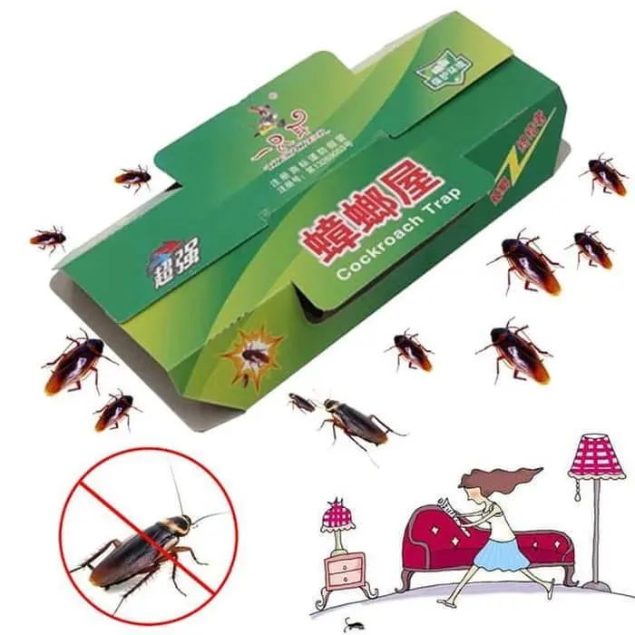 RAGAS PROMO  Jebakan Perangkap Kecoa Rumah Lem Kecoak Cecak Mirip Hoy Hoy Kebersihan rumah tangga pest control on FLASH SALE