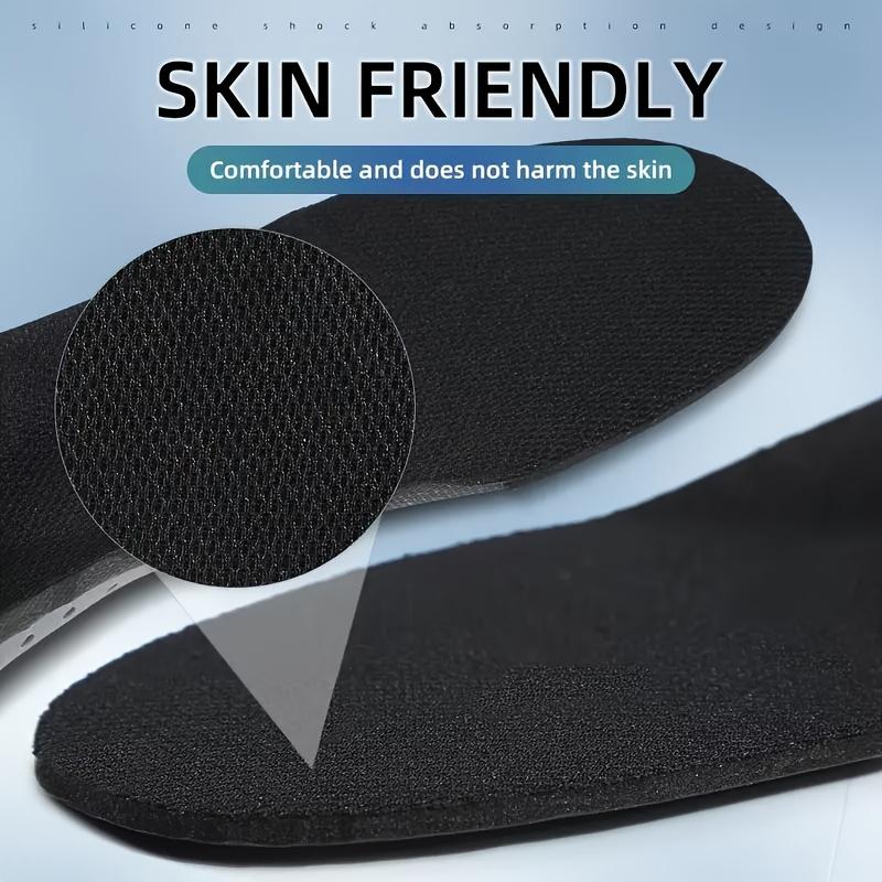 1 Pair EVA Gel Insoles for Sports and Work - Anti-Slip, Shock-Absorbing, Twist-Resistant, Thickened Support - Unisex for Basketball and Everyday Use 5
