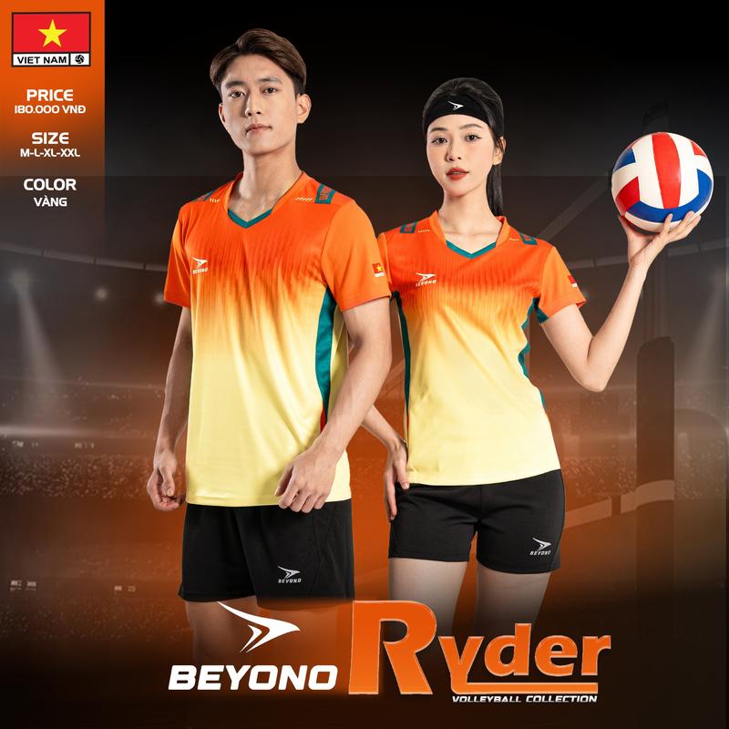 Bộ Quần Áo Bóng Chuyền Nam Nữ Beyono Ryder,Được Làm Từ Chất Liệu Cao Cấp Be-Airy Thoáng Mát,Độ Bền Và Co Giãn Tốt Giúp Người Mặc Luôn Cảm Thấy Dễ Chịu Thoải Mái Suốt Trận Đấu,Thiết Kế Ôm Sát Cơ Thể Hỗ Trợ Tối Đa Sự Di Chuyển Linh Hoạt,Nhận In Từ 1 Bộ 6