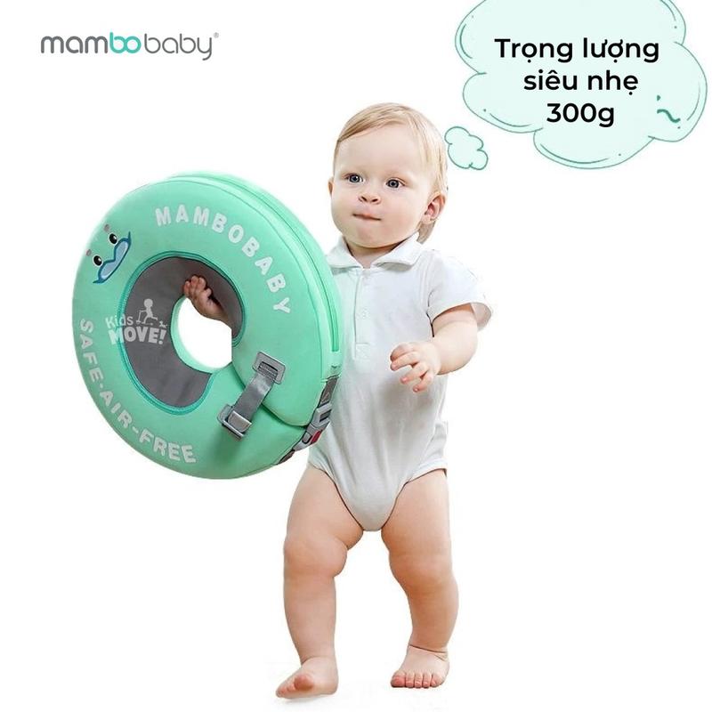 Product Introduction of Phao cổ cho bé sơ sinh tập bơi chính hãng Mambobaby, chống lật, không bơm hơi, đặc ruột cho bé 0-6 tháng-1 tuổi cao cấp 6