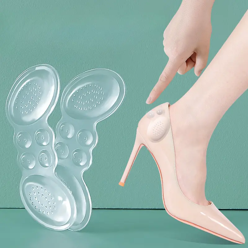 Invisible Silicone High Heels Heel Protector  Insoles Women  Anti-wear Shoe Pads