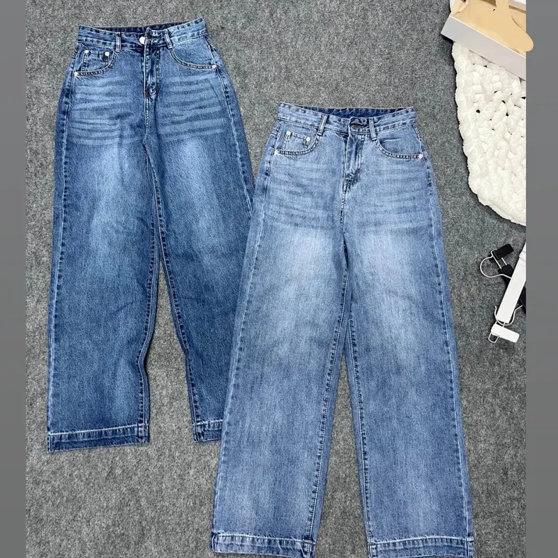 [A212] Quần Jeans nữ form cơ bản gấu 3p ,cạp cao siêu tôn dáng 6