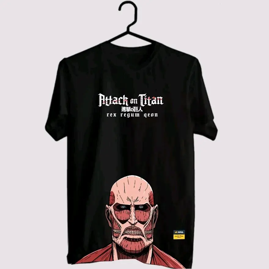 Kaos T-Shirt RRQ x AOT High Quality Pendek Pria