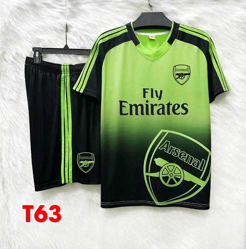 Bộ quần áo bóng đá, đồ đá banh AC Nal thun lạnh cao cấp logo thêu Top Sport 4