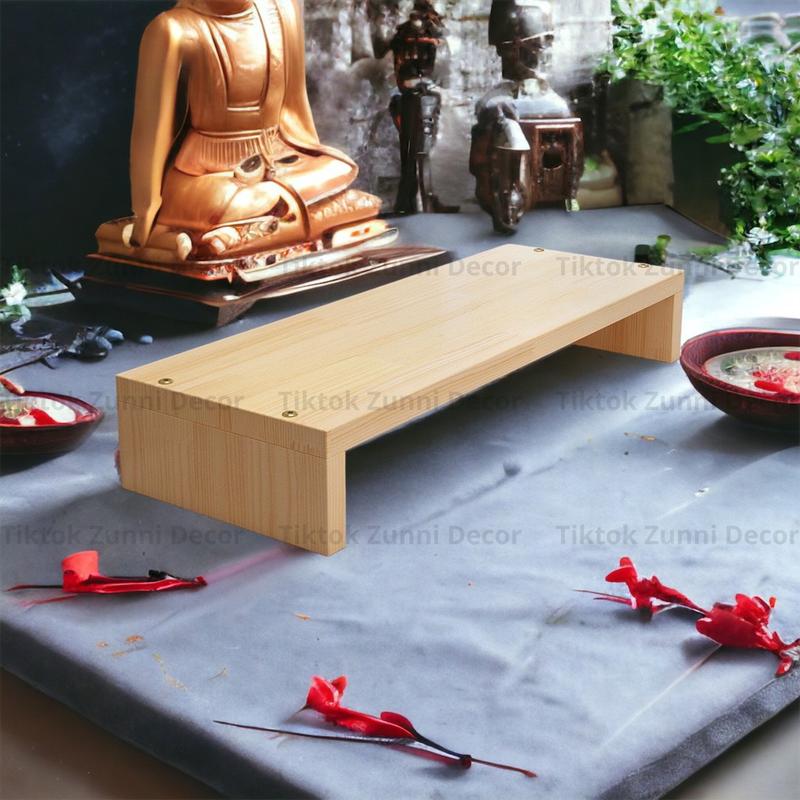 Đế kê tượng phật đế kê tượng kệ để máy tính màn hình đa năng gỗ MDF chất lượng cao dễ dàng vệ sinh lau dọn 011
