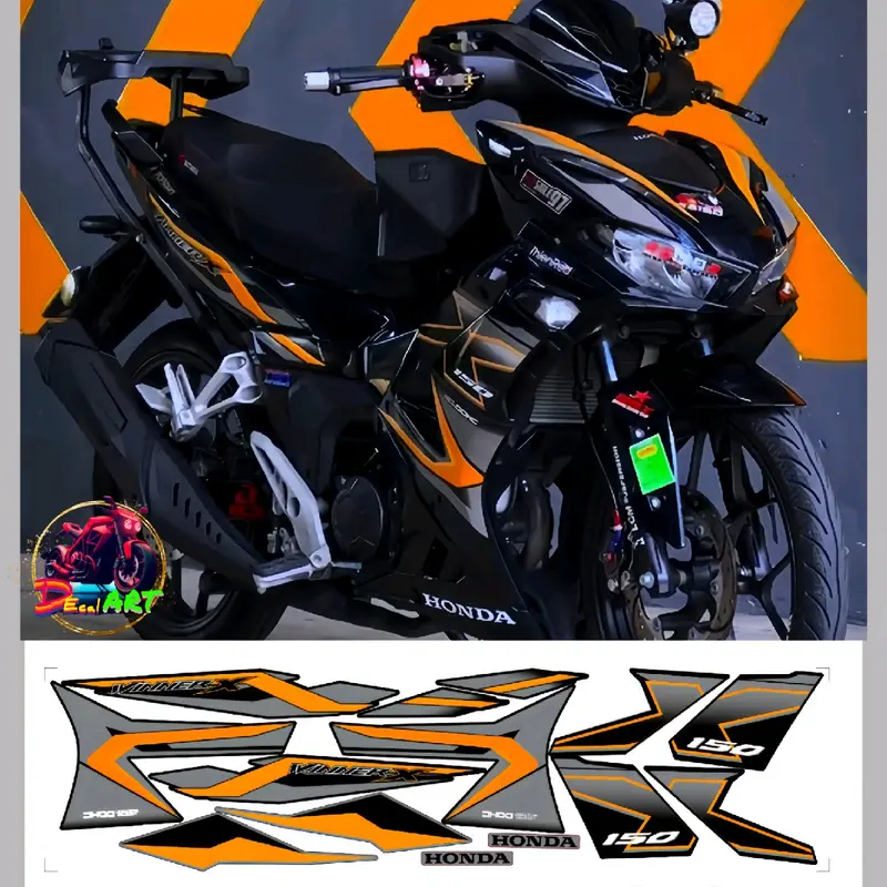 Tem rời WINNER X V3 - Mẫu X 150. Chất liệu PPF Cao Cấp : 3 Lớp, Chống Nước, Chống Phai Màu. Nhãn Dán Decal 7