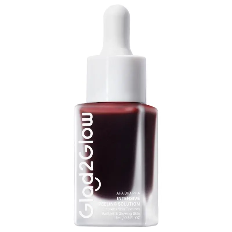 [100% ORI] Glad2Glow AHA BHA PHA Intensive Peeling Solution 15ml Serum G2G Exfoliasi Wajah merah Exfoliating Essence Peeling Serum Face Scrub serum glad2glow 3