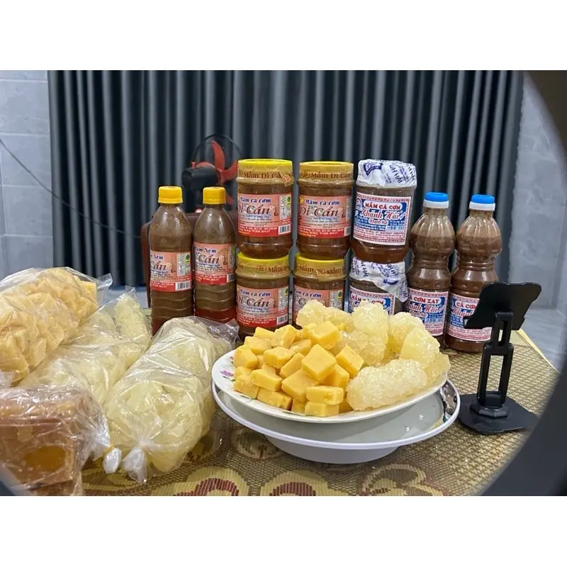 Combo 1 Hủ Mắm Nêm+ 1 Chai Mắm Nêm Cá Cơm Dì Cẩn Đà Nẵng Chính Gốc Siêu Ngon dùng cho các món thịt heo cuốn mắm nêm, bún trộn mắm nêm 6