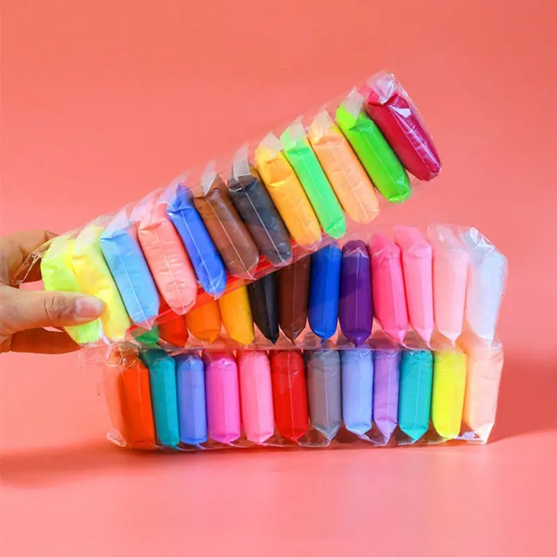 Clay Mainan Anak isi 24pcs / 36pcsMainan Edukasi Lilin anak / Polymer Clay 12 pcs / Mainan Anak clay isi 24/36Warna 1