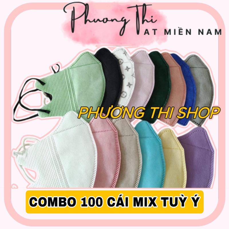 [ THÙNG 100 CÁI ] KHẨU TRANG 5D BẢO CHÂU BC 14 MÀU HỢP TREND Cotton