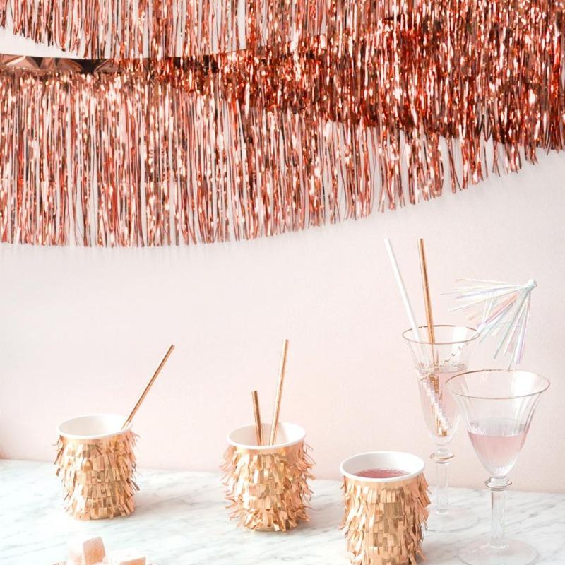 Product Introduction of 300cm Shiny Plastic Decorate Tassels Wedding Banquet Birthday Party Wall Backdrop Streamers Decoration Festive Home Supplies 11