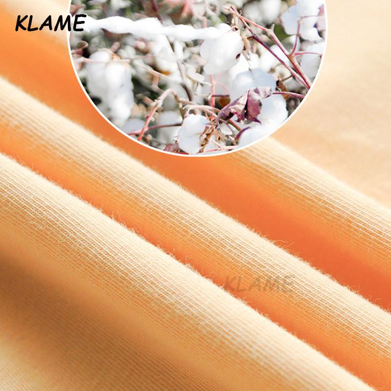 KLAME M-3XL Plus Size Women's Cotton Underwear Soft Comfortable Briefs Female Soild Color Breathable Panties High Waist Seamless Underpants Lingerie YML456 7
