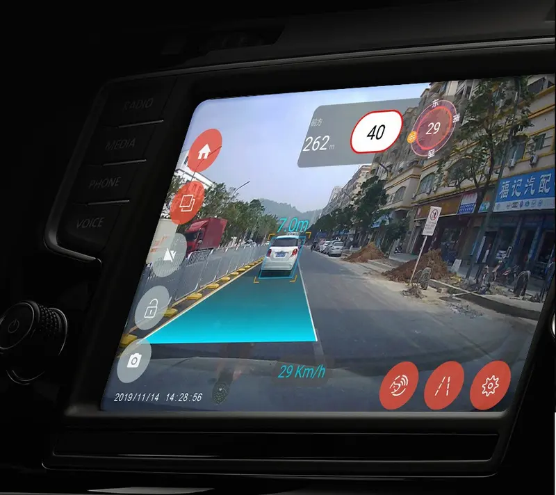 Camera Hành Trình Tích Hợp Màn Hình Android ADAS Cảnh Báo Lấn Làn F1 hanh 7