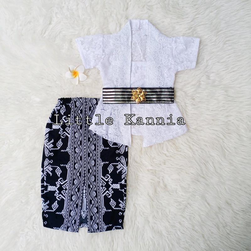 SET KEBAYA ANAK KARTINI WARNA SILVER LK030 3