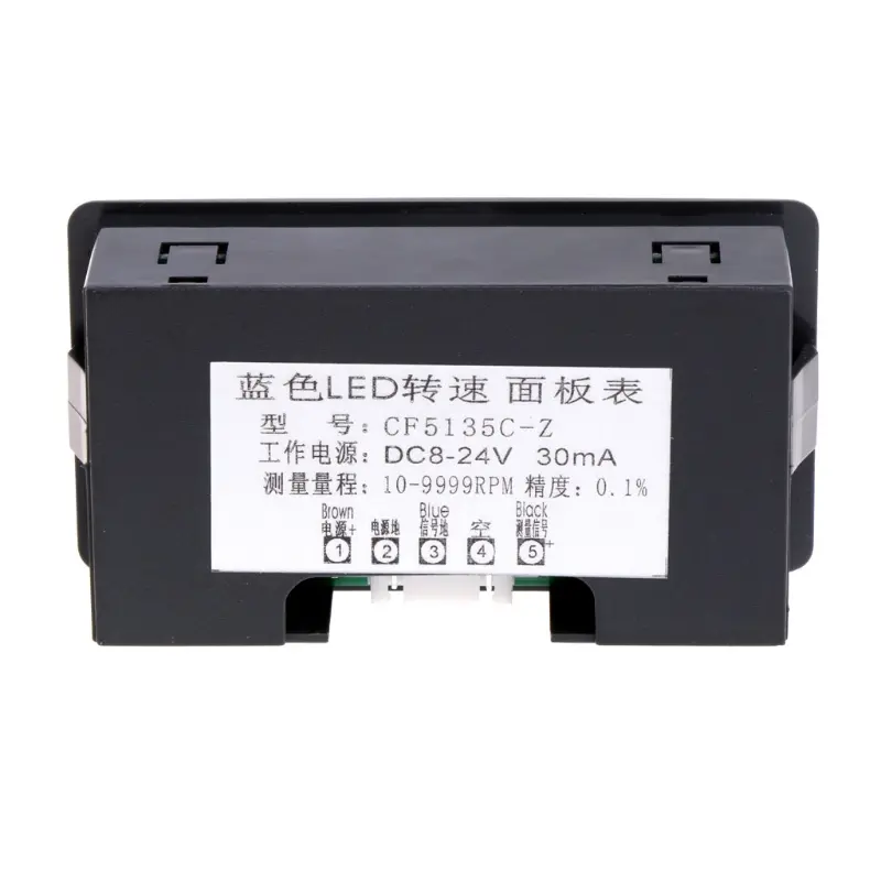 Máy Đo Tốc Độ LED Kỹ Thuật Số, 4 Kênh, Đồng Hồ Đo Tốc Độ RPM, Cảm Biến Công Tắc Tiệm Cận, 12V, 9999RPM, Thích Hợp Cho Máy Tiện, Máy Cắt, CNC, Máy Nén, Độ Chính Xác Cao 5