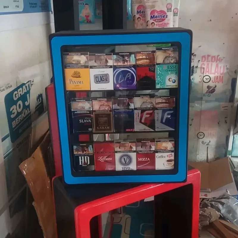 Etalase  / Rak Display / Show Case / Lemari Pajang Tahan Lama Hitam Terakit Furniture 3