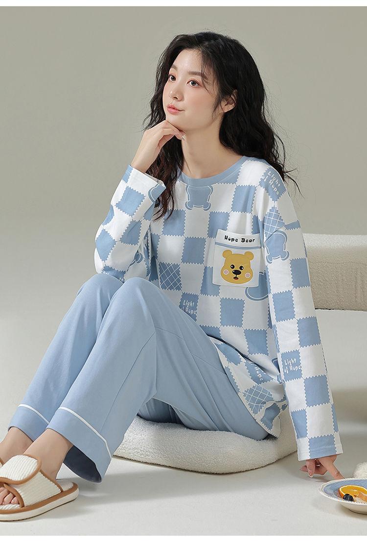 Product Introduction of Bộ Đồ Ngủ Cotton, Cao Cấp, Dành Cho Nữ, Mùa Xuân Và Mùa Thu, Áo Khoác Ngoài Dài Tay, Hàng Mới Về, Thích Hợp Cho Mùa Đông Và Mùa Hè, Đồ Mặc Nhà, Chất Liệu Cotton 14