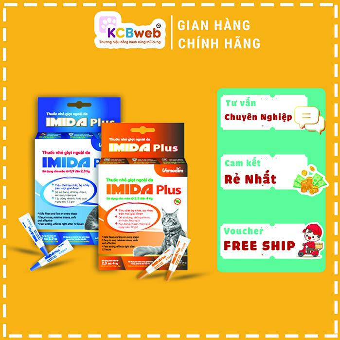 Nhỏ gáy bọ chét , bọ nhảy cho mèo Vemedim IMIDA Plus
