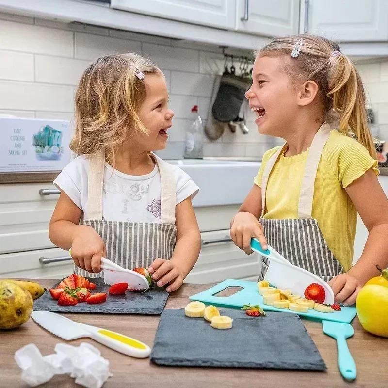 11/13/17pcs Kids Cooking Set – Montessori Real-Cooking Kitchen Tools & Safe Knives for Ages 2–8 3