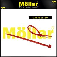 Gambar MOLLAR 89-113 Kabel Ties Merah 2.5 x 100 mm Nylon Cable Tie - 100 pcs - 93-169 dari Mollar Kota Cirebon 5 Tokopedia
