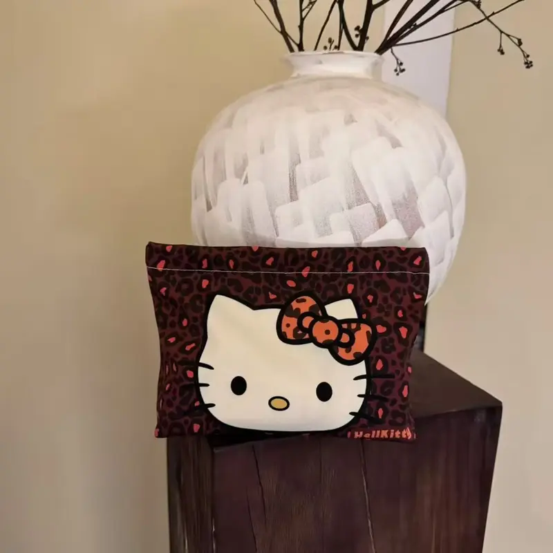 Túi Cầm Tay Hello Kitty, Dung Tích Lớn, Cầm Tay, Đồ Trang Trí Tinh Tế, Giá Trị Cao, Lưu Trữ, Túi Trang Điểm Hoạt Hình Dễ Thương, Năm 2025 7