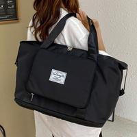 Gambar Dr. Storage Tas Duffel Lipat Travel Bag Organizer Tas Gym Tahan Air - Duffel tebal hitam dari Dr. Storage Kota Bekasi 3 Tokopedia