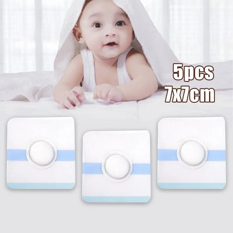 Baby Truss Belt Koyok Tali Puser Penutup – 5Pcs Herbal Hernia / Sabuk Terapi Anti Udel / Plester Pusar Bayi cod