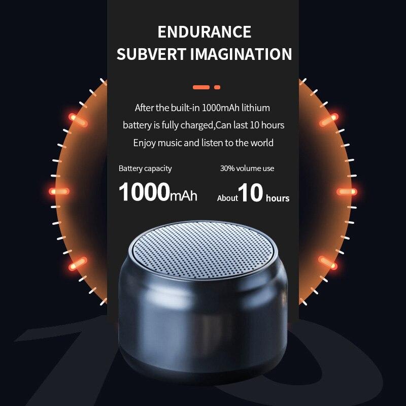 Product Introduction of Spot Goods COD Portable wireless Bluetooth speaker, outdoor sports stereo support, mobile phone subwoofer, mini portable speaker 1