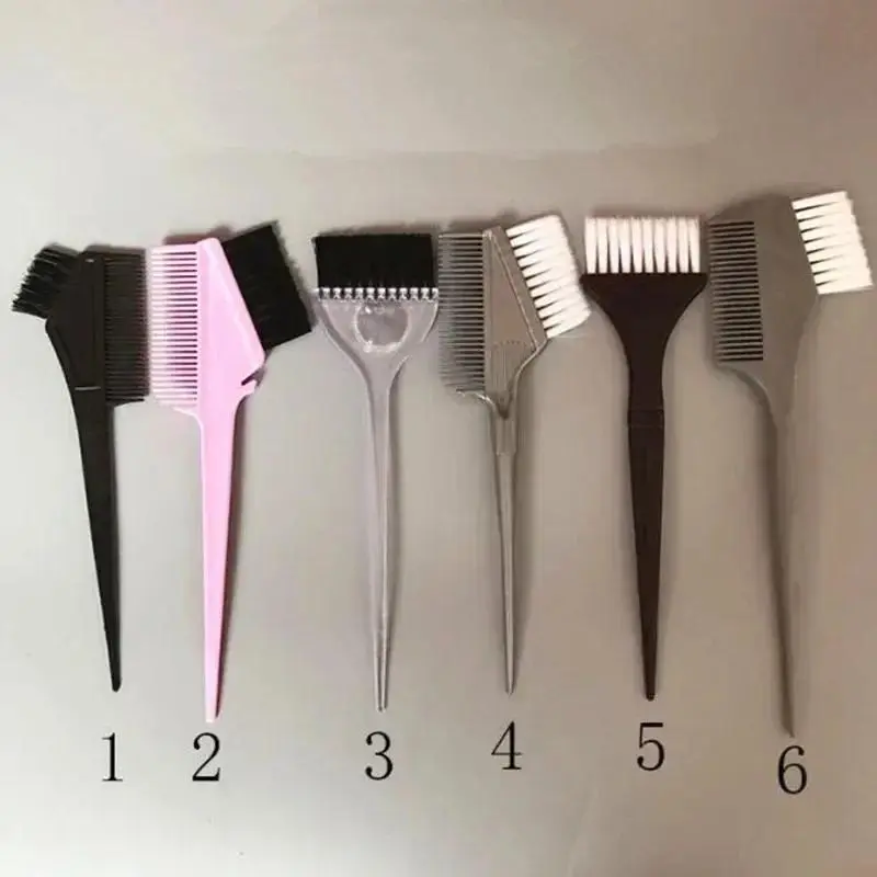 Professional Hair Dyeing Combs Stirring Brush Two Sided Hair Styling Comb Coloring Applicator Hairdressing Barber Hair Care Tool 1