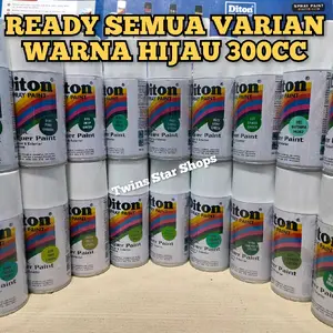 Pilok Cat Diton Ready Berbagai Warna Green Hijau Glossy Doff Metalik 837 829 8173 804 8196 300cc