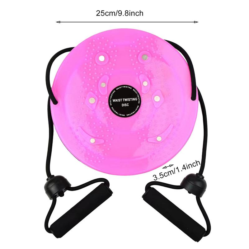 Product Introduction of Waist Twist Disc Board with Drawstring Magnetic Foot Massager Waist Sculptor Twister Abdominal Muscles Strengthening Body Shaping Twisting Disc 0