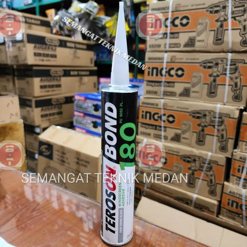 PU9092PL LEM KACA MOBIL SILIKON SEALANT HITAM TEROSON BOND 180