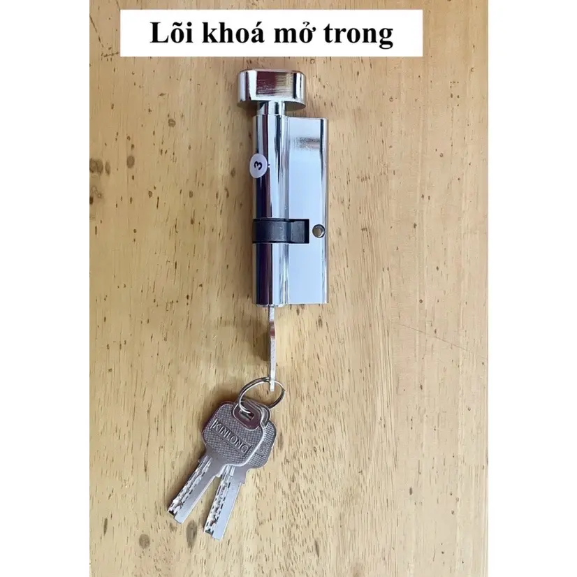Củ khoá K.I.N.L.O.N.G. kèm chìa đủ loại cho nhôm hệ