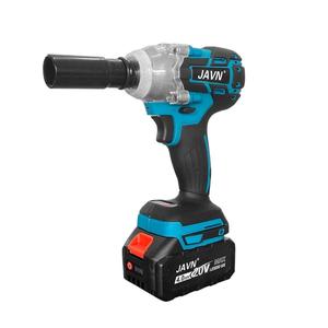 JAVN 20V Electric Impact Wrench, Cordless Electric Wrench, Brushless Wrench Socket Li-ion Battery Hand Drill Installation Power Tools, Compatible with Makita Batteries