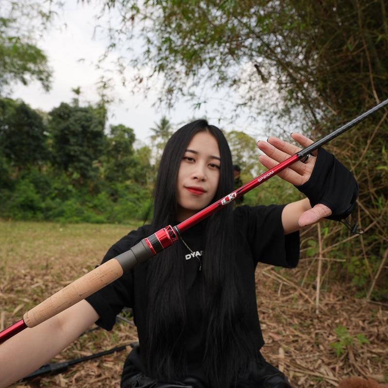 [LK HÒA] CẦN CÂU CHUYÊN LURE LK HÒA, CẦN LURE LK CÁN GỖ - Đi Câu - Fishing Bắt Cá u Cá Carbon Mồi Nam dâydù Câu Cá 4