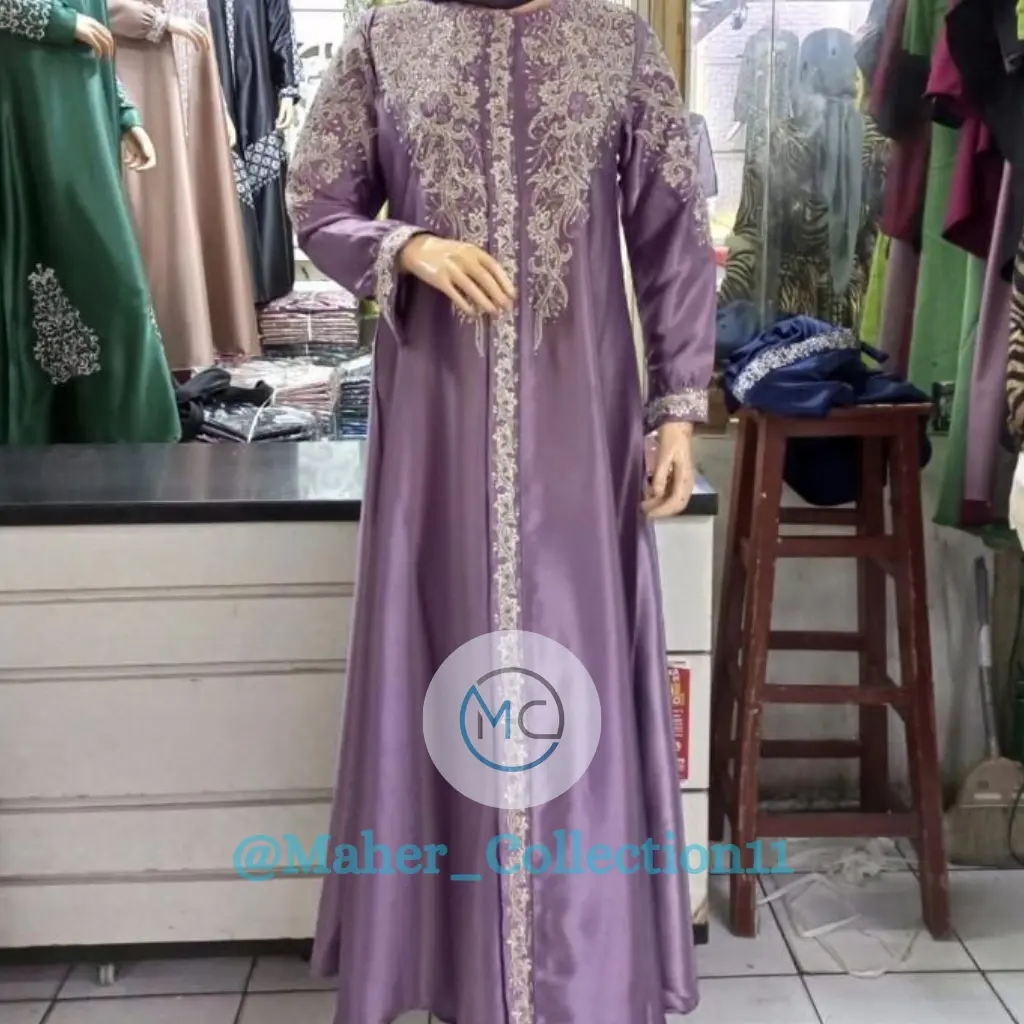 Gamis Bordir Motif Barong