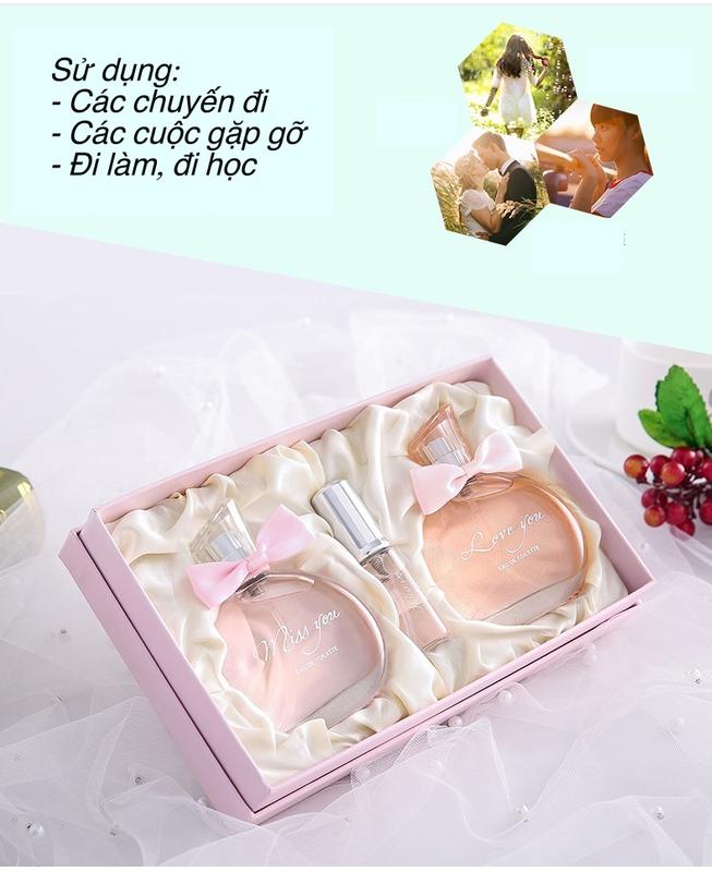 Set nước hoa quà tặng Miss-Love hương thơm ngọt ngào, giữ mùi lâu 115ml PN003 8
