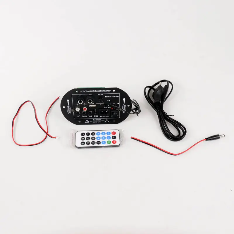 Amplifier Board Audio Bluetooth USB FM Radio TF Player Subwoofer DIY 35W Bass 8