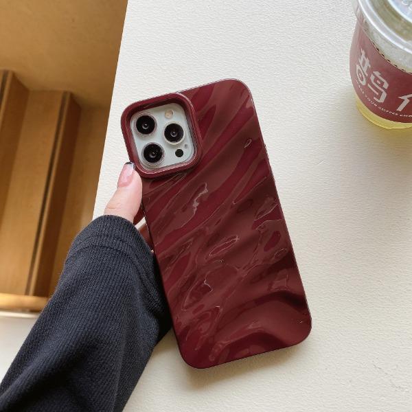 Product Introduction of Three-dimensional pleated wavy pattern for Apple 15promax/15pro/15/14/14 promax/14pro/13promax/13/13pro/12/12promax/12pro/11 mobile phone case 15