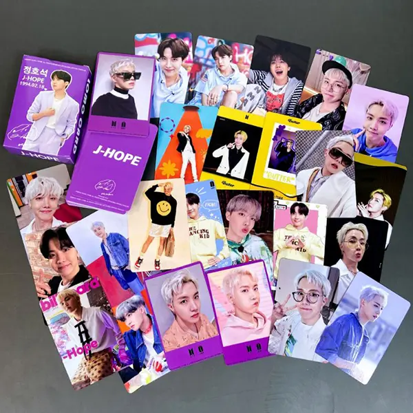 agk026 lomo card BTS 55pcs photocard PC v jimin jin rm suga jhope jk Cards 6