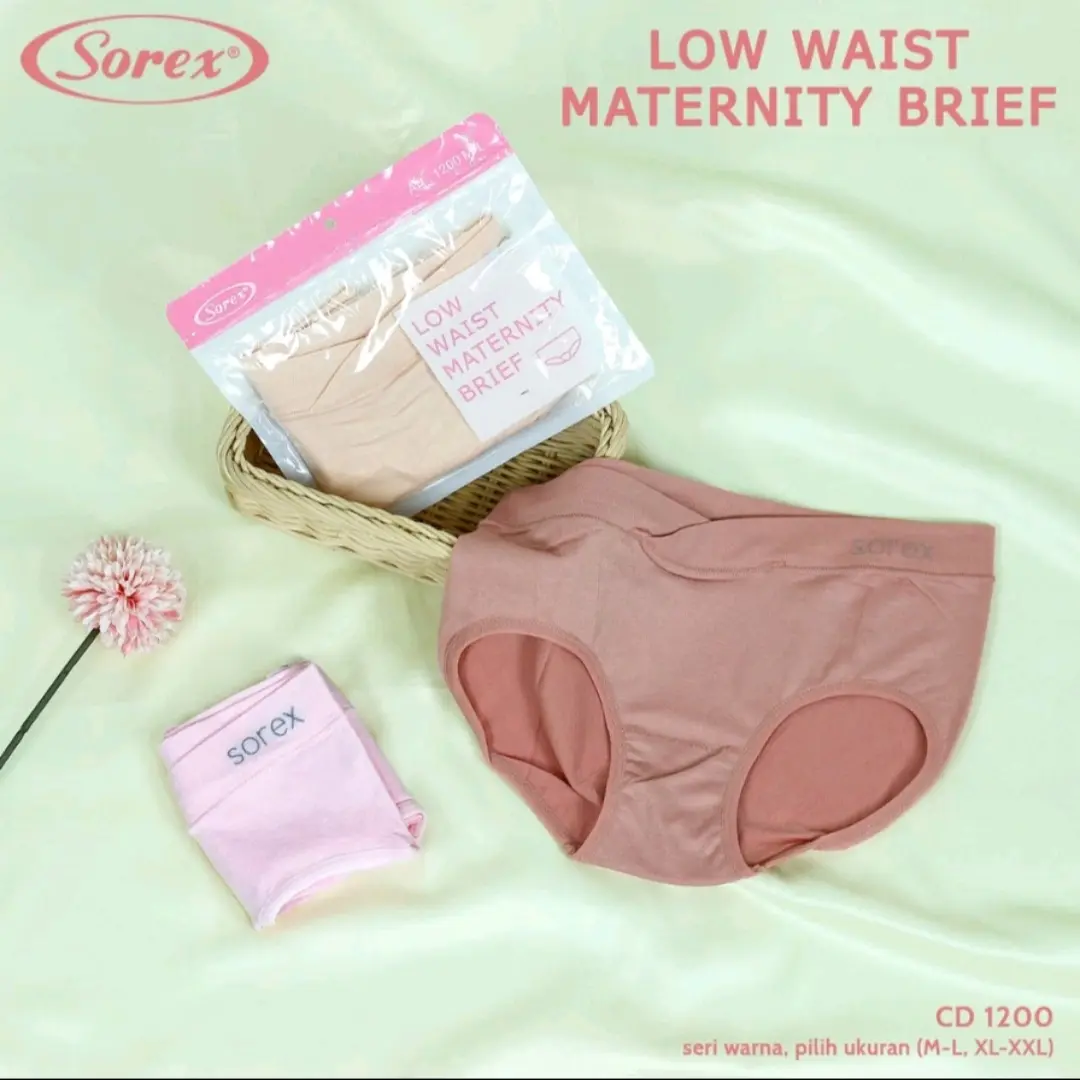 Promo paket Isi 3 Pcs dan 6 Pcs Celana Dalam Ibu Hamil Sorex 1200 Bayi Wanita
