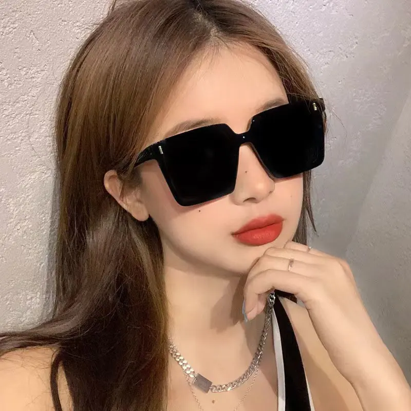 Kính râm, Kính mắt vuông, dành cho phụ nữ và nam giới, Bảo vệ tia cực tím, Thích hợp để Lái Xe, Kính râm 6