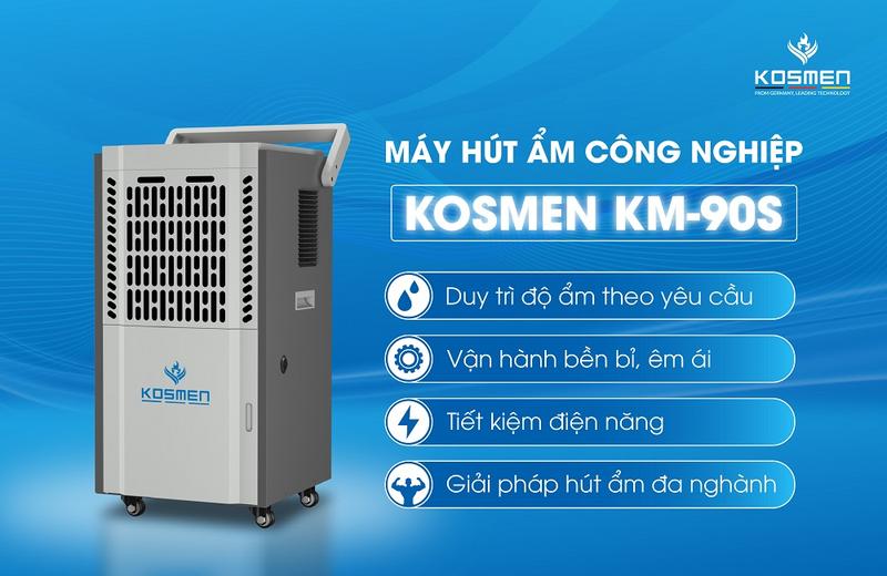 Product Introduction of Máy Hút Ẩm Công Nghiệp Kosmen KM - 90S Dung Tích Bình Nước 8L, Làm Sạch không khí - Hàng Chính Hãng Bảo Hành 24 Tháng 4